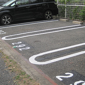 ラインリペア塗装 | ラインリペア｜大阪で『車移動なし』で駐車場のライン引きをする業者
